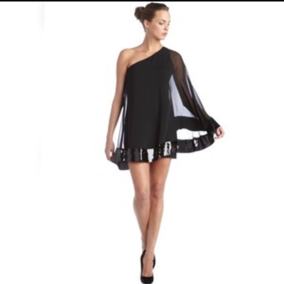 Julie Brown Black Dress with Sequins - Picture 4 of 4